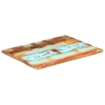 vidaXL ristk&uuml;likukujuline lauaplaat 60x90 cm 25&ndash;27 mm taastatud puit