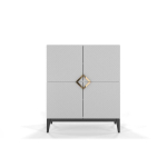 Sahtlikapp, Visby DEMI HIGH, 100,5x120,5 cm, Valge