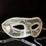 1tk Seksikas Pits Mask Naiste Erootiline Mask Peomask., Baltas
