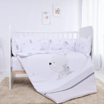 Lorelli voodipesukomplekt Ranforce Little Rabits, 95x140, 5-osaline