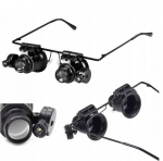 Suurendusprillid LED-valgustusega 20x 15 mm