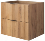 Vannitoa kapp, pie sienas, kuldne Craft tamm Flow, 60 x 46 x 57 cm