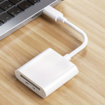 SD kaardilugeja iPhone 15/15 Pro/iPad ja Android seadmetele, USB C mikro SD kaardi adapter kahe kaardipesaga. , IPhone