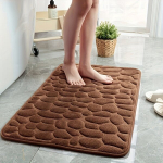 1tk Kivimustriline Pehme WC Vaip, Vannimatt, Libisemiskindel Vaip, 50*80cm