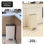 metallpr&uuml;gikast, 1 tk, 【B1+】Balta - 15 l/4 galonų