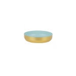 MyHome Soft Gold Mint dekoratiivne kauss, 16x16x3,5 cm