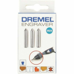 Dremel k&otilde;vasulam graveerimisotsakud seadmele Engraver 290 , 3tk 9924
