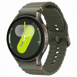 Nutikell 44 mm &uuml;mmargune dialiga nutikell Samsung Galaxy Watch7 rohelises v&auml;rvitoonis, 1,47" puutetundlik ekraan, 4G, WiFi 5, &uuml;henduvus.