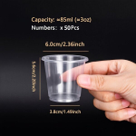 &uuml;hekordsed tassid, 50 tk, 85 ml (3 uncijos)