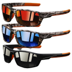 Meeste spordiprillid, 3 tk, RedMirror+IceBlue+Black