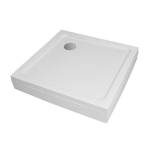 Du&scaron;ialus koos viimistluspaneeliga CITY 90x90, valge ruut