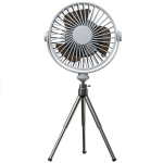 Ventilaatorid, 2000 mAh alaline ventilaator &ndash; kaasaskantav laetav statiiviventilaator magamistuppa, kontorisse, elutuppa, valge &ndash; 13,3 cm