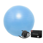 Muud treeningtooted, Core Fitnessi treeningpall &ndash; libisemiskindel joogapall stabiilsuse tasakaalustamiseks, helesinine