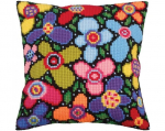 Tikkimiskomplekt padi "Lillede lagendik" Collection D'Art 40x40cm