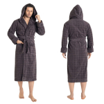 Satiin meeste hommikumantel puuvill-bambus, Royal