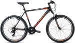 Maastikuratas Romet Rambler R6.1 2023 26", must/oranž/punane, Raam 19"