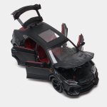 Mudelid Lamborghini Urus Black 1:24 valguse ja heliga patareidel, kollektsiooni mudel