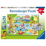 Ravensburger pusle 2x24 tk J&auml;rves ujumas