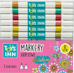 Metalliseeritud akr&uuml;&uuml;lmarkerid, 12 tk