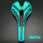 (-Matt ts&uuml;aan) Bike Carbon Sadul Ultralight Road Bike Carbon Sadul &uuml;hilduv MTB Jalgratta Ultra Light Comfort Seat Jalgrattaosad, (-Matinė žalsvai mėlyna)