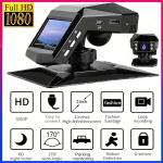 1080P Full Hd Dash Cam Autos&otilde;idu Videosalvesti Koos Keskkonsooli Lcd-Auto Dvr-Videosalvestiga, Wdr 170&deg; Lainurk, &Ouml;ine N&auml;gemine, Parkimismonitor