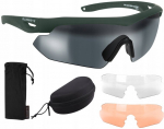 Swisseye Nighthawk ballistilised prillid 3 vahetatava visiiriga