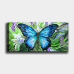 Reproduktsioon l&otilde;uendil Liblikas, 50x120 cm