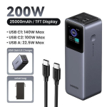 Ugreen UK pistikupesa 100W kiire laadija MacBook, iPhone ja Xiaomi - 200W USA komplekt