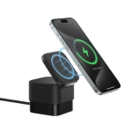 Baseus 20W kiire laadija, toiterihm 3AC USB -C laadimisjaam iPhone'i telefonidele - 3 &uuml;hes mustaks