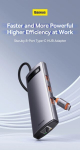 Baseus 4K 60Hz USB C Rummu t&uuml;&uuml;p C į Ethernet PD 100W adapteris