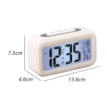 Raadiod ja &auml;ratuskellad, vaikne LED &auml;ratuskell: unes&otilde;bralik valgustundlik &auml;ratuskaaslane, valge