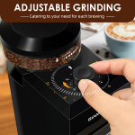 Automaatne Burr Mill Coffee Grinder Electric Coffee oa jahvatamine 28 reguleeritava k&auml;iguga espresso prantsuse pressi tilgutus kohv CBG-8001