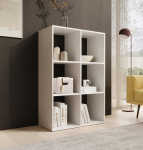 Raamaturiiul Furniture Lenti 2x3, valge