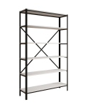 Raamaturiiul Furniture Ralph, valge