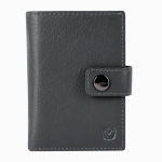 Nahast rahakott kaartidele VALENTA MAGSAFE LUXE GREY