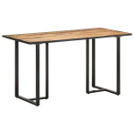 vidaXL s&ouml;&ouml;gilaud, 140 cm, t&ouml;&ouml;tlemata mangopuit