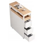 Kapp ratastel paberikirstu vannituba riiulid sahtlid sahtlid kaasaegne valge