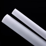 1tk PTFE Teflon Varras, 2.54cm L&auml;bim&otilde;&otilde;t x 30.48cm Pikkus, Kuumuskindel, Korrosiooni- ja H&otilde;&otilde;rdumisvastane, Hape- ja Leelisekindel Plastik&uuml;marvarras.