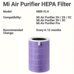 1tk Mi &Otilde;hupuhasti HEPA Filtri Asendamine M8R-FLH, 2 2S 2C 2H 3C 3H (violetinė)