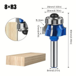 1-3tk Komplekt 1/4 K&auml;epide 8Mm K&auml;epide 4 Hambad Nurgaga L&otilde;ikur Neljas-Serv Serv Lindimine Kaare K&auml;rpimisl&otilde;ikur., 8 mm XR3