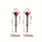 2-osaline YGK8 karastatud sulamipuuride komplekt, 35 mm., 13 mm medžio apdirbimo grąžtas 2 vnt