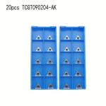 10tk TCGT090204-AK Karbiid Lisab CNC Treipinkidele, Alumiinium T&ouml;&ouml;tluseks., 20vnt TCGT090204-AK