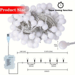 LED-keelvalgustid USB ja patareiga, Soe valge