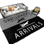Lennuk Logo Vaip P&otilde;randale,  150 cm x 200 cm / 59 x 78,74 colio