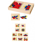 Puidust geomeetriline mosaiik "Viga"