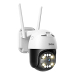 IP v&auml;likaamera ZOSI C296 WiFi Pan Tilt 5MP IP66 koos 32GB microSD kaardiga