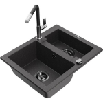 Pool-topelt graniidist valamu Mexen Carlos koos Flora k&ouml;&ouml;gisegistiga, must t&auml;piline - 6518-76-670401-07