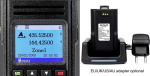 Retevis Walkie Talkie - 5W UHF/VHF digitaalne DMR raadio GPS -iga, pikamaa singiraadio - GPS -i traadiga laadija