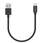 Kaabel 20cm USB-C Must Samsung Galaxy A05 / A05S / A15 4G / A15 5G / A25 5G / A35 5G / A55 5G Phonillico&reg;