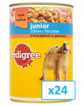 Konserv kutsikatele Pedigree Junior kanalihaga, 24 x 400 g